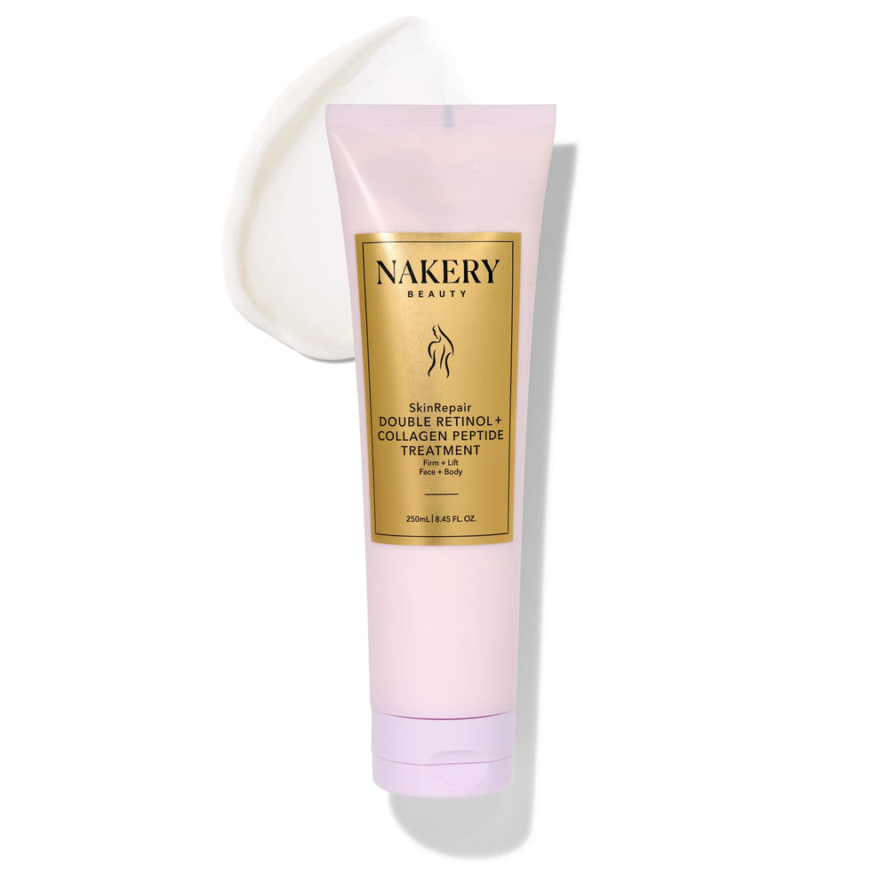 Nakery Retinol Cream bottle close-up for premium anti-aging care.