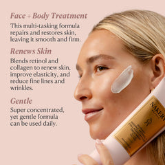 Nakery Retinol Cream packaging box emphasizing elegant, gift-ready design.