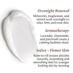 Packaged jar with lavender evokes sleep-support aroma and relaxing routine