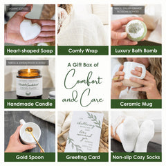 Nalix sympathy gift basket socks offer cozy warmth during difficult days