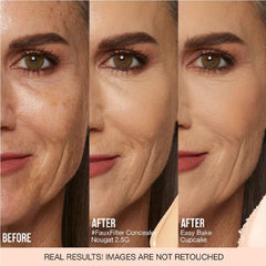 NAPH H.U.D.A Beauty Rice starch close-up demonstrates oil absorption.