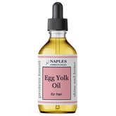 Naples Cosmeceuticals Egg Yolk Oil bottle ready for nutrient-rich application.