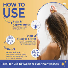 Brunette hair shows natural blend without white residue after Naprim Naturals application.