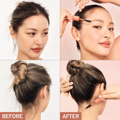 NARKA Hard Fix Hair Mascara taming wand guiding sleek-back styling.