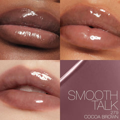 NARS Afterglow Lip Shine swatch on lips reveals sheer color with high shine