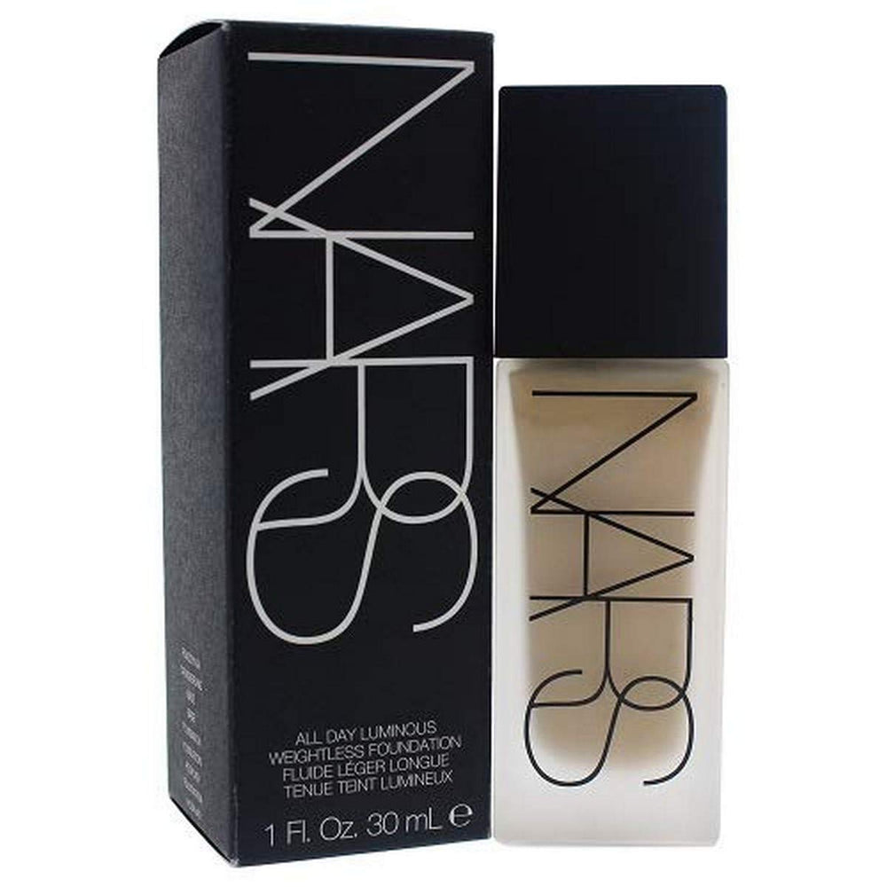 NARS All Day Luminous Weightless Foundation #3 Gobi bottle—lightweight, natural coverage for daily wear
