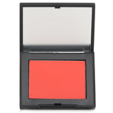 NARS Exhibit A matte red refillable blush palette open for on-the-go color.