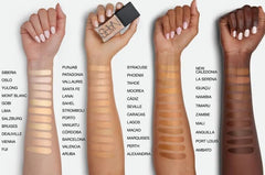 NARS Light Reflecting Foundation L3.25 Lima application close-up demonstrates seamless blend.