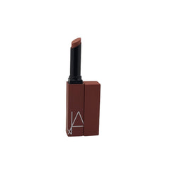 NARS Powermatte Lipstick No Angel swatch on arm with bold color.