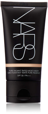 NARS Pure Radiant tinted moisturizer packaging with SPF 30 protection for easy use.