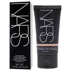 NARS Pure Radiant Tinted Moisturizer shade M1.5 Cuzco swatch showing color match