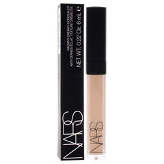 Under-eye application of NARS No. 1.5 Macadamia for a soft matte finish