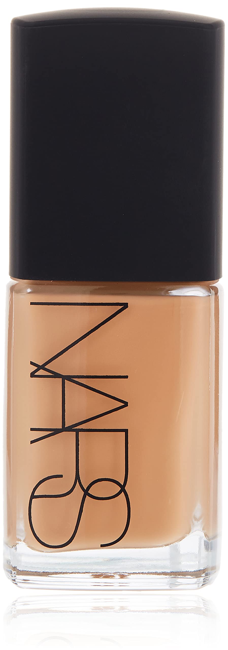 NARS Sheer Glow Foundation Cadiz bottle showing natural radiance with buildable coverage.