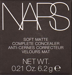 NARS Soft Matte Complete Concealer shade swatch showing coverage and color match