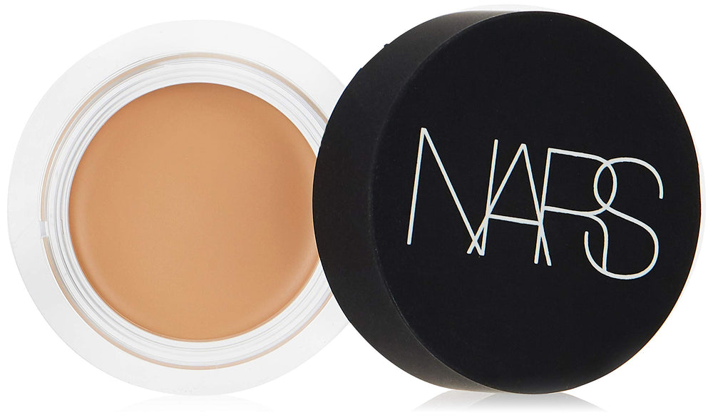 NARS Soft Matte Concealer Cannelle tube close-up; full coverage with a lightweight feel.