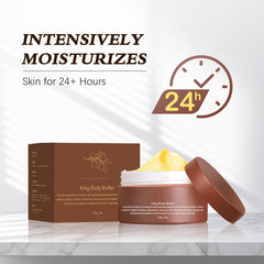 Narvokey Body Butter in use after workout for hydration and comfort.