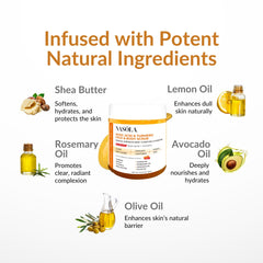 Nasola huile karité vitamine E — visage, hydratation nourrissante.