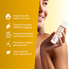 Nasola ingredients image shows jojoba, lavender, and rosehip nourishing skin.