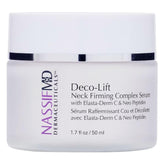 NassifMD Deco-Lift bottle with lightweight gel texture and quick absorption