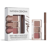 Natasha Denona Baby I Need A Nude palette swatches Muse, Vague, Mesh for versatile nude looks.