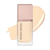 Natasha Denona HY-GLAM Foundation Y2 bottle pour reveals radiant, even-toned skin with long wear.