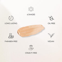 NATASHA MOOR Liquid Magic Concealer with water-resistant finish stays put through daily activities.