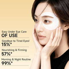 Natener kojic acid brightening patches improve tone around the eyes.