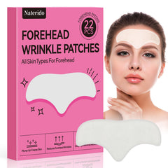 Naterido Forehead Wrinkle Patches package view for overnight treatment.