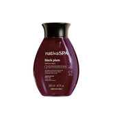 NATIVA SPA Black Plum Body Oil bottle cap close-up highlighting premium hydration