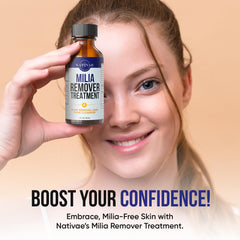 Nativae Milia Remover application under the eye for milia spots