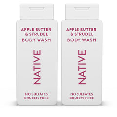 Native Body Wash Apple Butter Strudel bottle for refreshing cleanse.