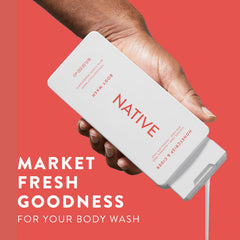 Native Body Wash seasonal scent bundle on display suggests a cozy fall shower experience.