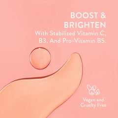 Serum used under makeup delivering a non-greasy, makeup-friendly finish.