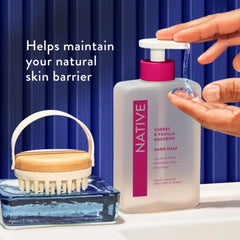 Native Hand Soap Coconut & Vanilla bottle showing tropical aroma and sulfate-free formula