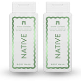 Native Winter Cashmere bottle displays a sulfate-free formula for moisturized skin.