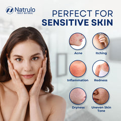 Natrulo soap bar used as face wash for gentle daily care