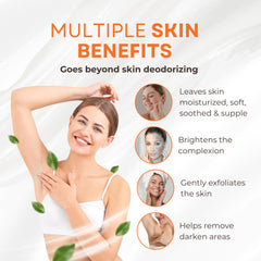 Soap lathering on skin delivering soothing hydration and brightening potential