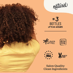 NATURÉL Relax colloidal oatmeal detail adds body and nourishment to dry hair.