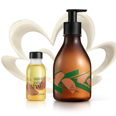 Natura Castanha Lotion Concentrate bottle pour delivers deep hydration