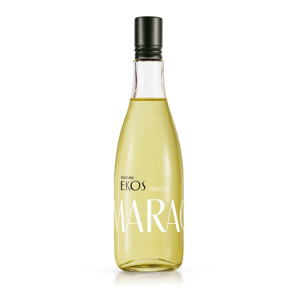 Natura Ekos Maracuja bottle pour reveals tropical freshness for everyday wear.