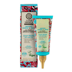 Natura Siberica Super Limonnik Ginseng bottle ready for refreshing scalp care.