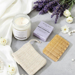 Natural Amor Los Angeles scented candle fostering a relaxing atmosphere