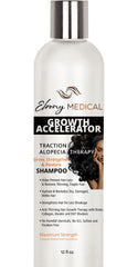 Natural Curves Ebony bottle shows fuller-looking hair potential with our shampoo.