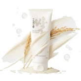 NATURAL DERMA PROJECT Rice Mochi Foam cleanser lathers softly for gentle cleansing and makeup removal.