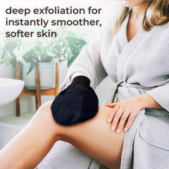 Natural Elephant Hammam Glove textured fabric ready for deep exfoliation sessions.
