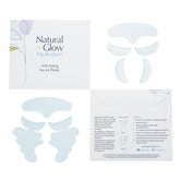 Natural Glow Hydration Petals forehead patch soft silicone contour for smoother-looking forehead lines.