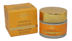 Natural Infusion Vitamin C cream tub open shows rich moisturizer