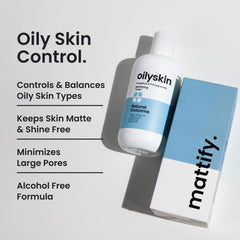 Natural Outcome toner on a cotton pad for gentle, pore-minimizing application.