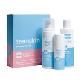 Natural Outcome Teen Skin Kit foam cleanser bottle shows gentle cleansing for teen pores.