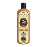 Natural Wunderz mens wash bottle highlights hydrating sandalwood and argan oil formula.